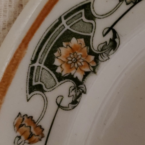 1930 vintage hotel dining plate - Picture 3 of 13